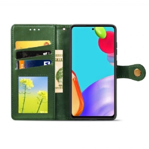 Flip Case Für Samsung Galaxy A52 5G / A52 4G / A52s 5G Indila Kartenetui Aus Kunstleder