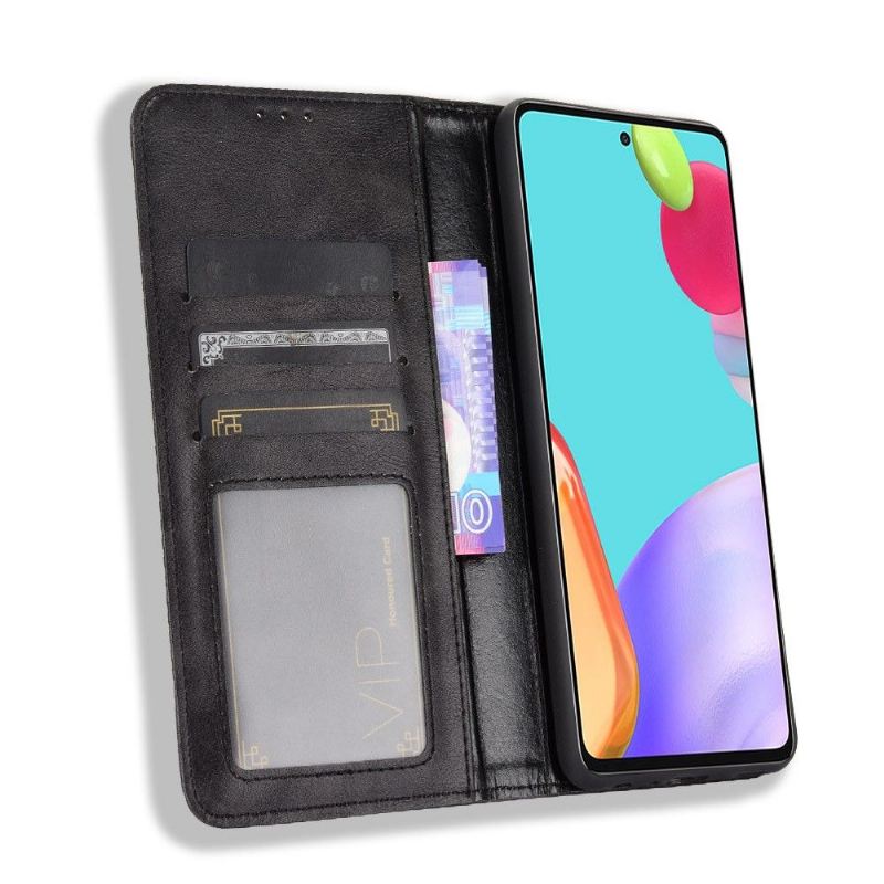 Flip Case Für Samsung Galaxy A52 5G / A52 4G / A52s 5G Leder Im Cirénius-stil