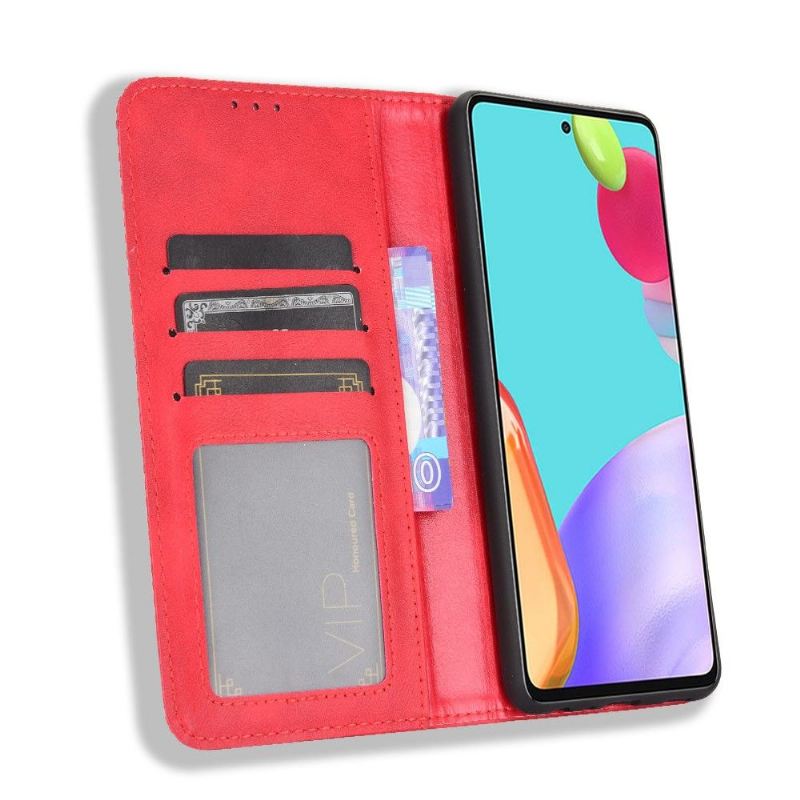 Flip Case Für Samsung Galaxy A52 5G / A52 4G / A52s 5G Leder Im Cirénius-stil