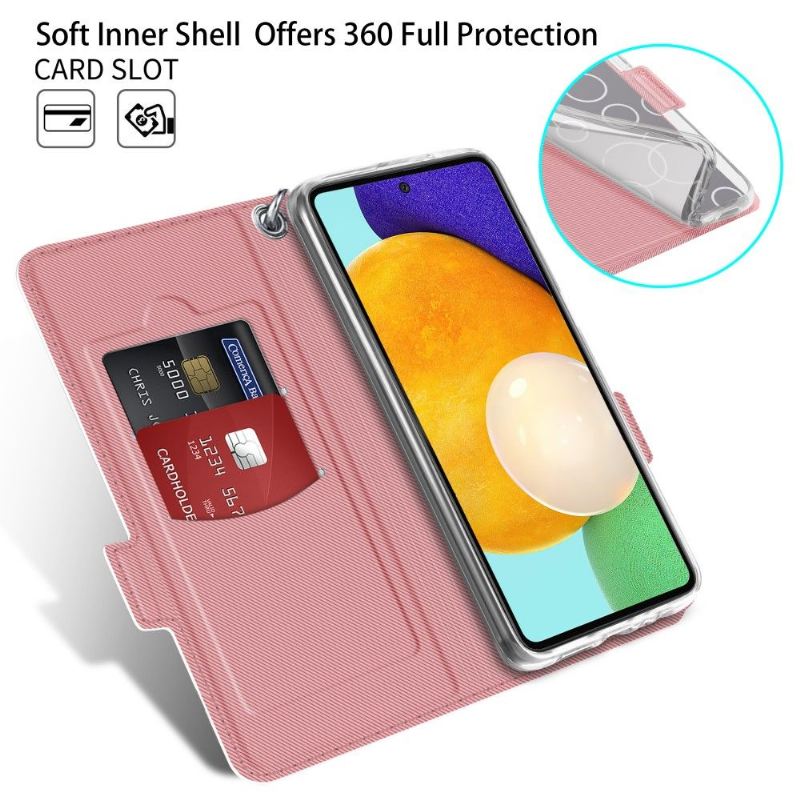 Flip Case Für Samsung Galaxy A52 5G / A52 4G / A52s 5G Leder Im Victoria-stil