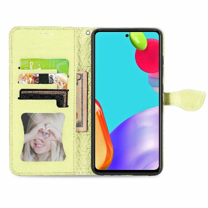 Flip Case Für Samsung Galaxy A52 5G / A52 4G / A52s 5G Mandala-blatt