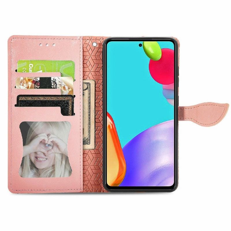 Flip Case Für Samsung Galaxy A52 5G / A52 4G / A52s 5G Mandala-blatt