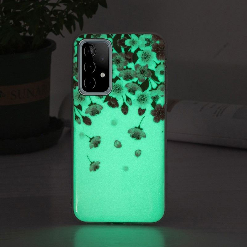 Hülle Für Samsung Galaxy A52 5G / A52 4G / A52s 5G Fluoreszierende Blumen