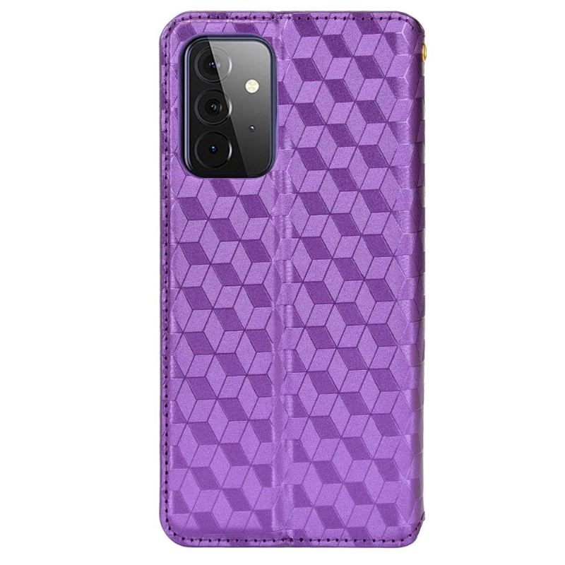 Lederhüllen Für Samsung Galaxy A52 5G / A52 4G / A52s 5G Anti-Sturz Flip Case Konstruktionsgeometrie