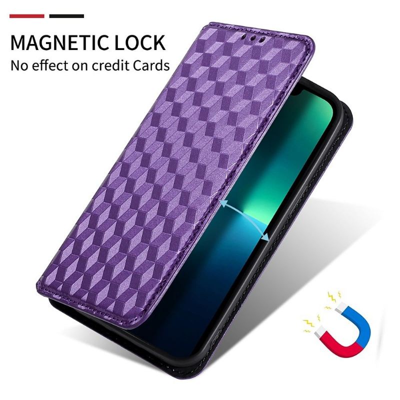 Lederhüllen Für Samsung Galaxy A52 5G / A52 4G / A52s 5G Anti-Sturz Flip Case Konstruktionsgeometrie