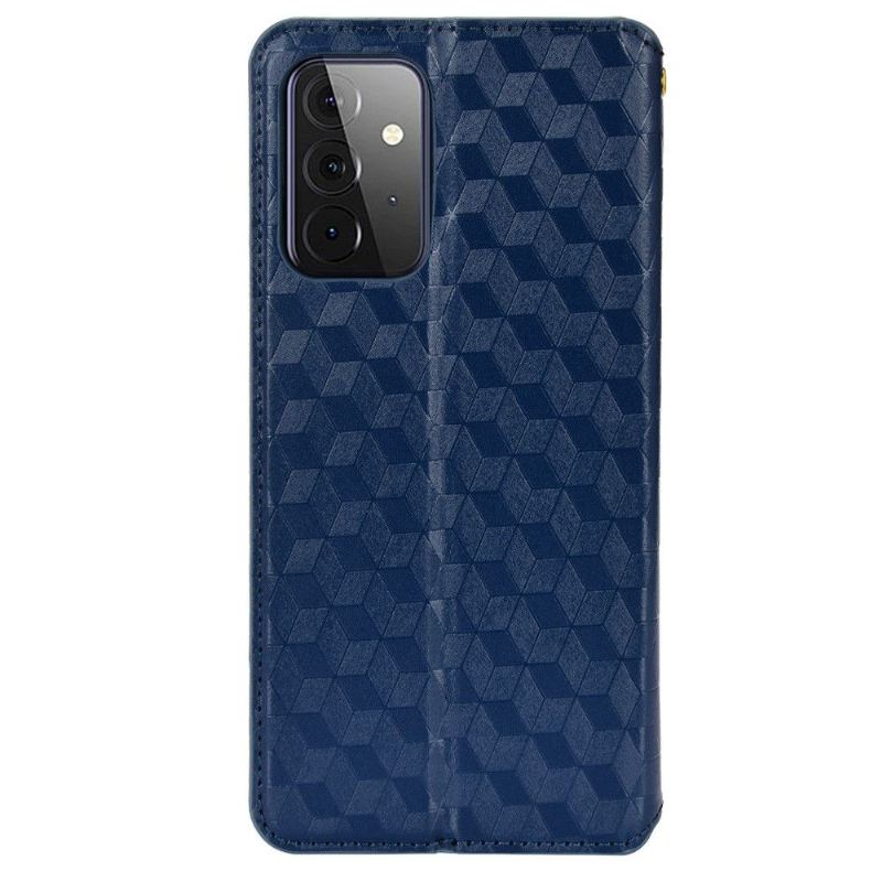 Lederhüllen Für Samsung Galaxy A52 5G / A52 4G / A52s 5G Anti-Sturz Flip Case Konstruktionsgeometrie