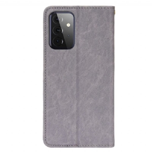 Lederhüllen Für Samsung Galaxy A52 5G / A52 4G / A52s 5G Flip Case Retro Kunstleder