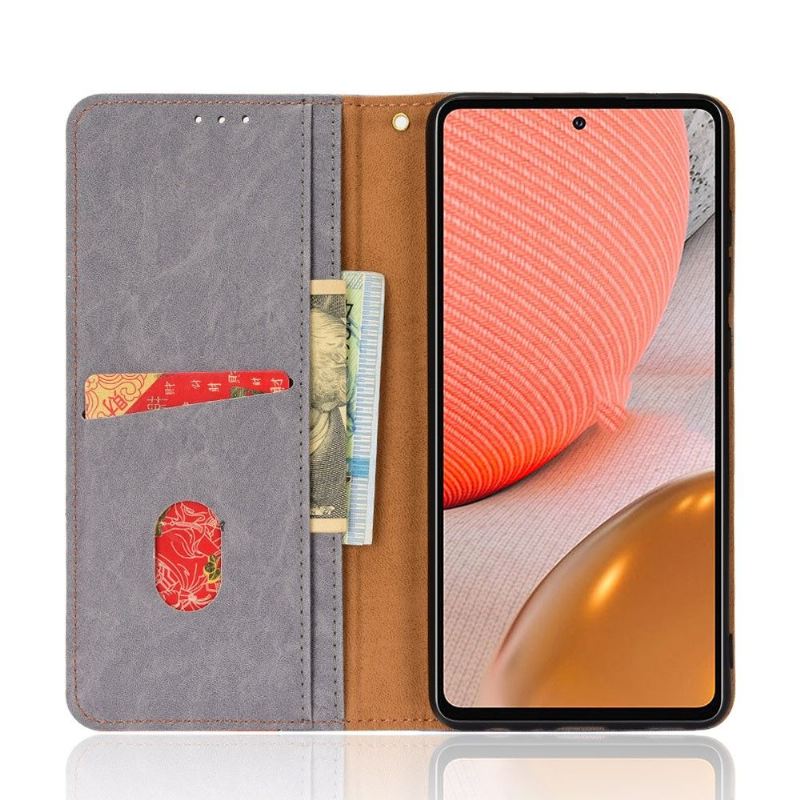 Lederhüllen Für Samsung Galaxy A52 5G / A52 4G / A52s 5G Flip Case Retro Kunstleder