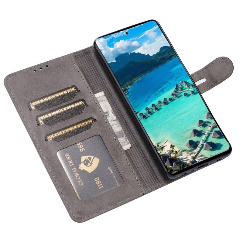 Lederhüllen Für Samsung Galaxy A52 5G / A52 4G / A52s 5G Kitten In Mattem Ledereffekt