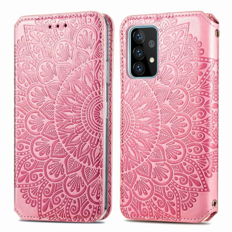 Lederhüllen Für Samsung Galaxy A52 5G / A52 4G / A52s 5G Schickes Mandala