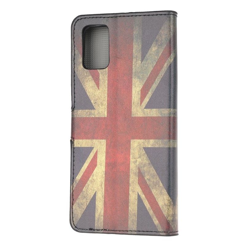 Lederhüllen Für Samsung Galaxy A52 5G / A52 4G / A52s 5G Vintage Englische Flagge