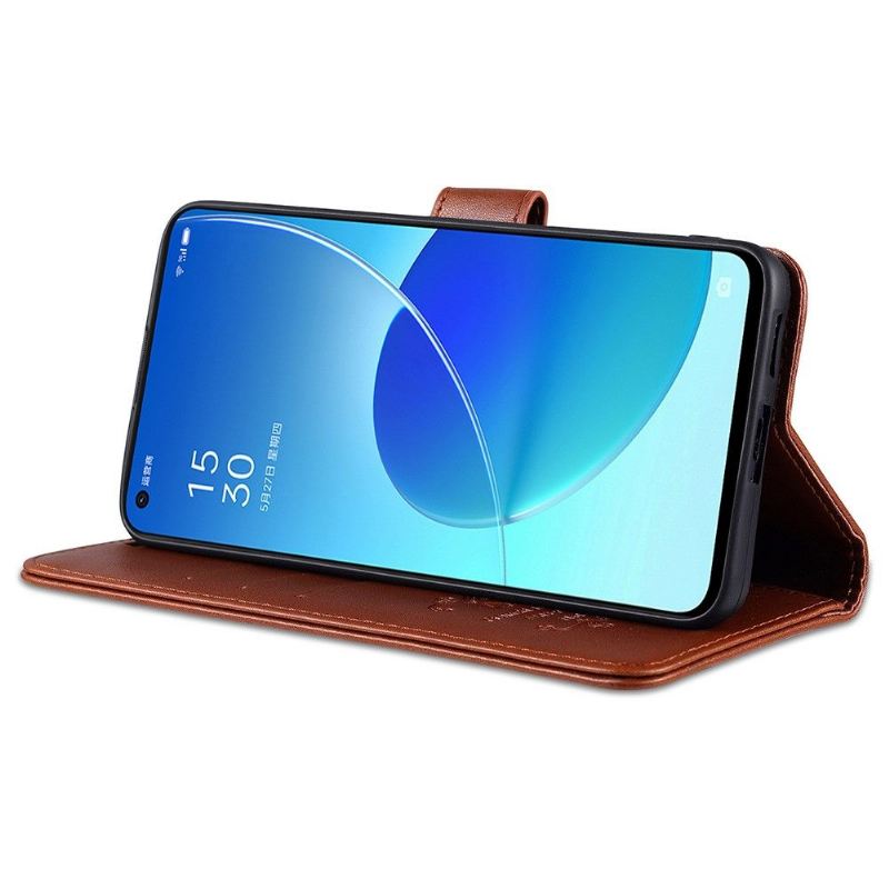 Flip Case Für Poco M3 Pro 5G Azns Kunstleder