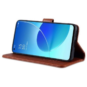 Flip Case Für Poco M3 Pro 5G Azns Kunstleder