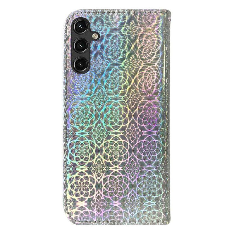 Flip Case Für Samsung Galaxy A14 / A14 5G Disco-stil