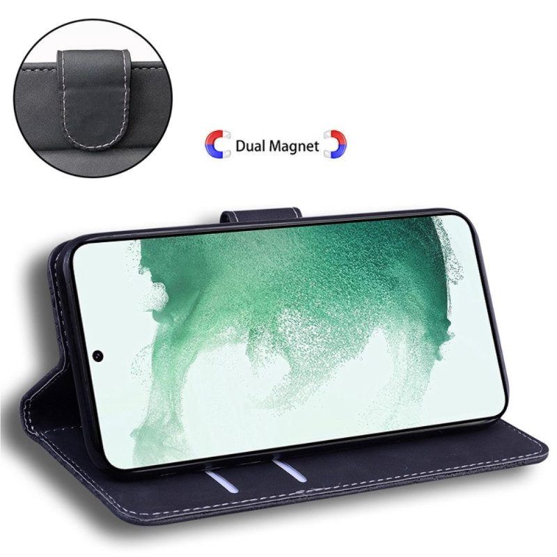 Flip Case Für Samsung Galaxy A14 / A14 5G Tigerdruck