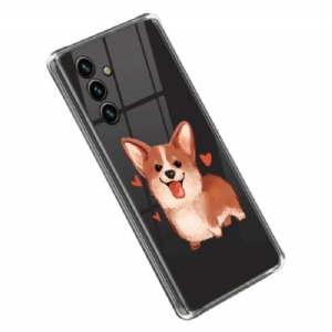 Handyhülle Für Samsung Galaxy A14 / A14 5G Transparenter Hund