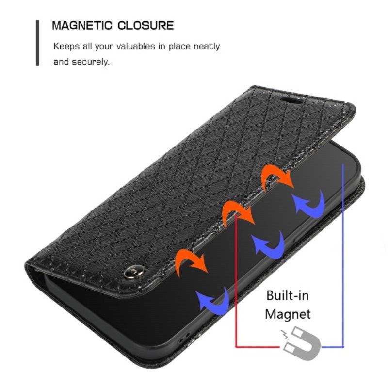 Schutzhülle Für Samsung Galaxy A14 / A14 5G Flip Case Rfid-diamanten