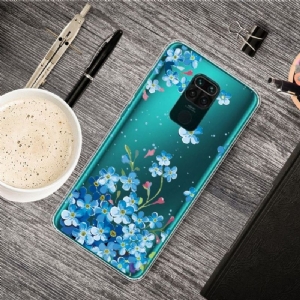 Hülle Für Xiaomi Redmi Note 9 Blaue Blumen