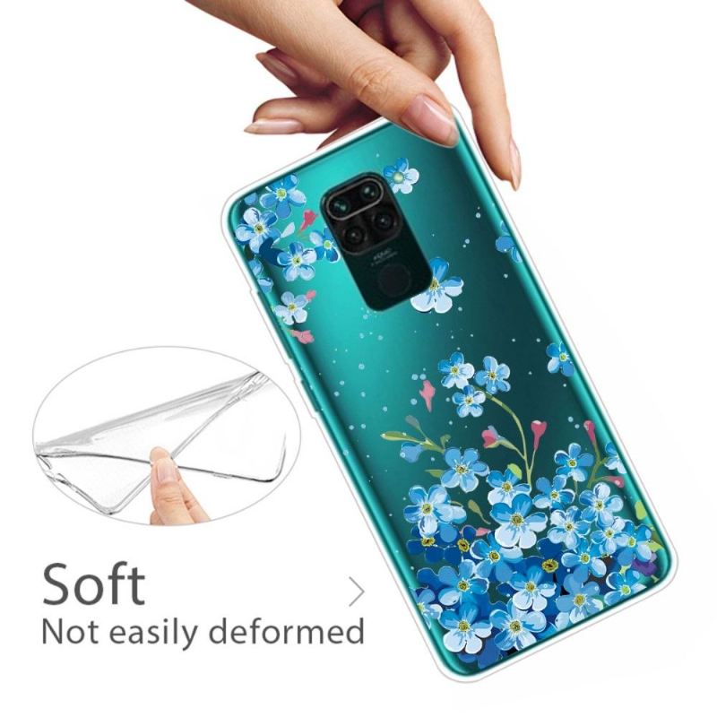 Hülle Für Xiaomi Redmi Note 9 Blaue Blumen