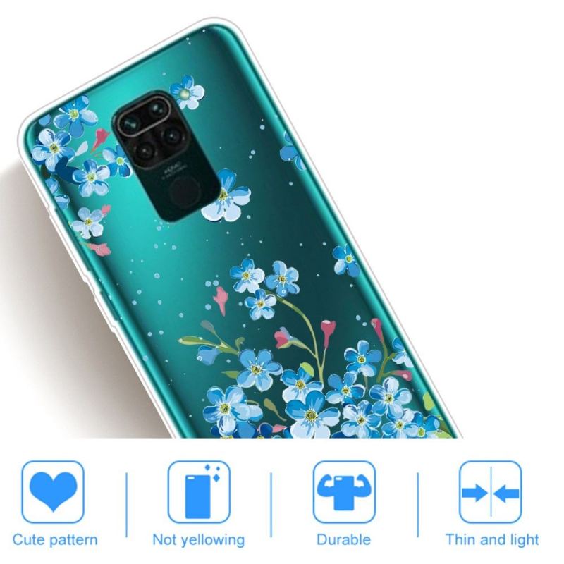 Hülle Für Xiaomi Redmi Note 9 Blaue Blumen