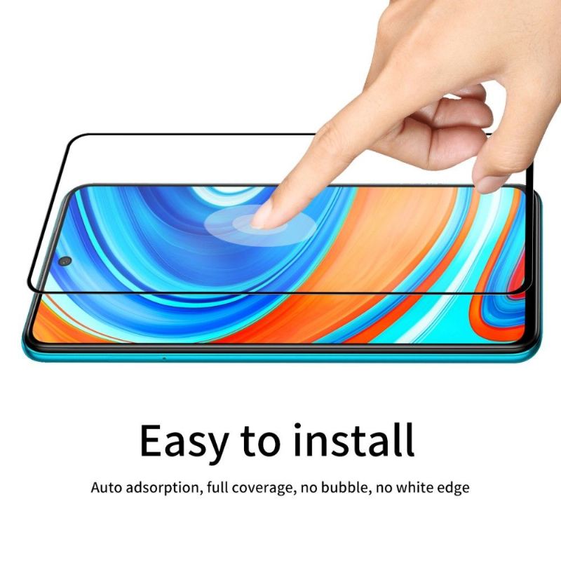 Xiaomi Redmi Note 9 Displayschutzfolie Aus Gehärtetem Glas In Voller Größe