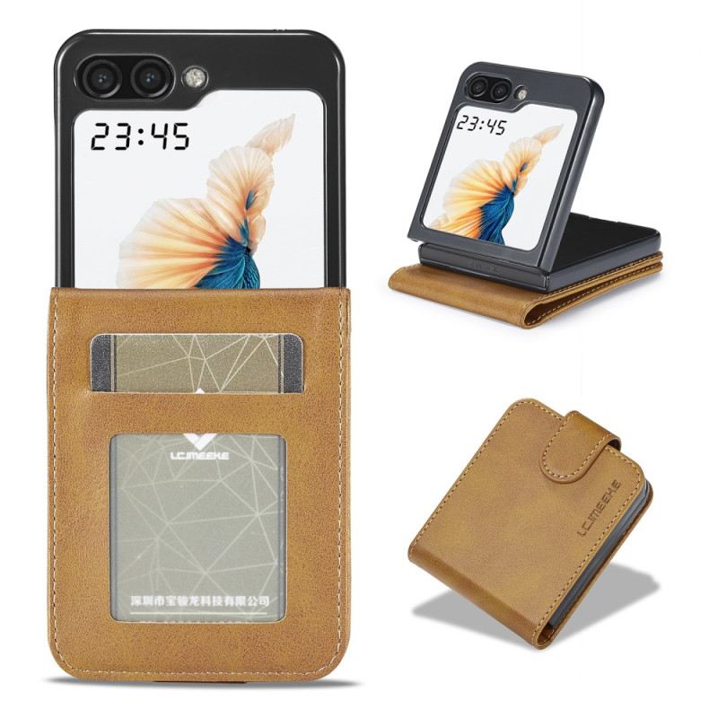 Case Für Samsung Galaxy Z Flip 5 Kunstleder Lc.imeeke