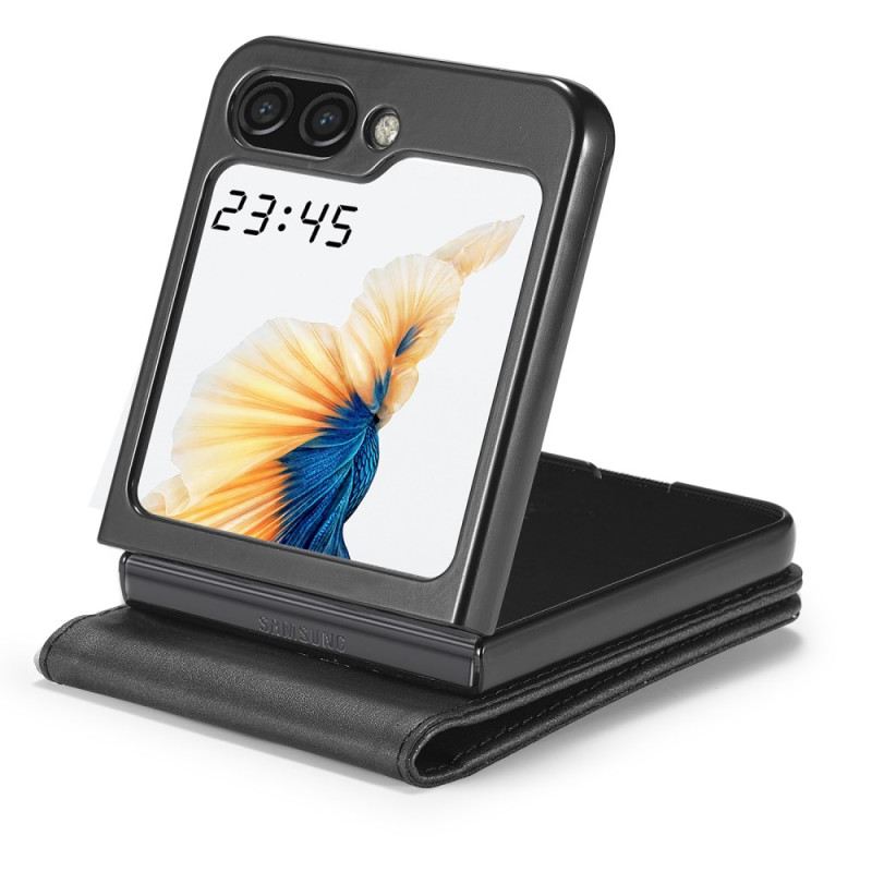 Case Für Samsung Galaxy Z Flip 5 Kunstleder Lc.imeeke