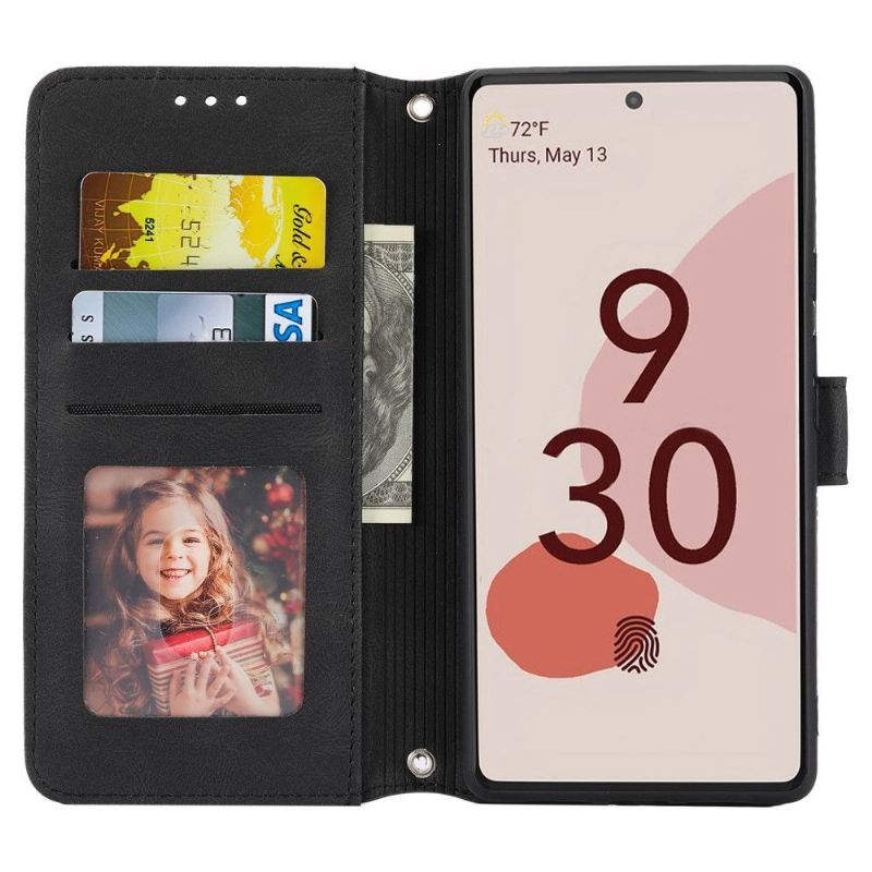 Flip Case Für Google Pixel 6 Pro Jackie Kunstleder