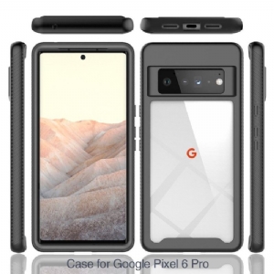 Hülle Für Google Pixel 6 Pro Anti-Sturz Hybrid Clear Back Stoßfest