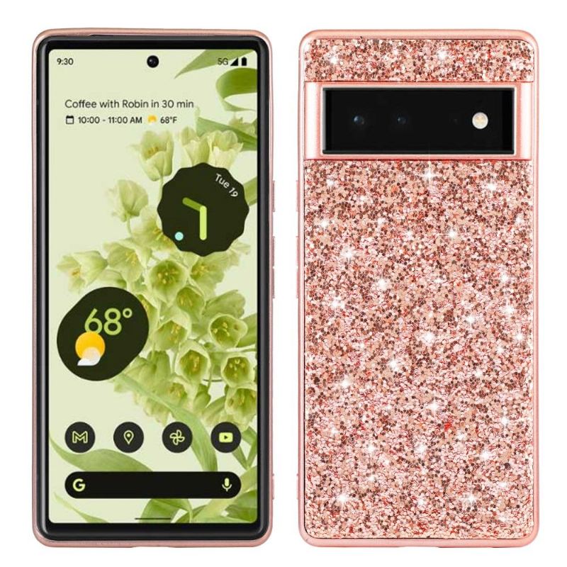 Hülle Für Google Pixel 6 Pro Glamouröse Pailletten