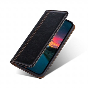 Lederhüllen Für Google Pixel 6 Pro Flip Case Flip-folio-nähte