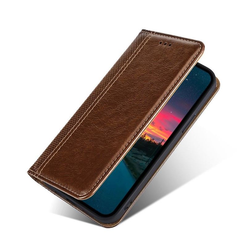 Lederhüllen Für Google Pixel 6 Pro Flip Case Flip-folio-nähte