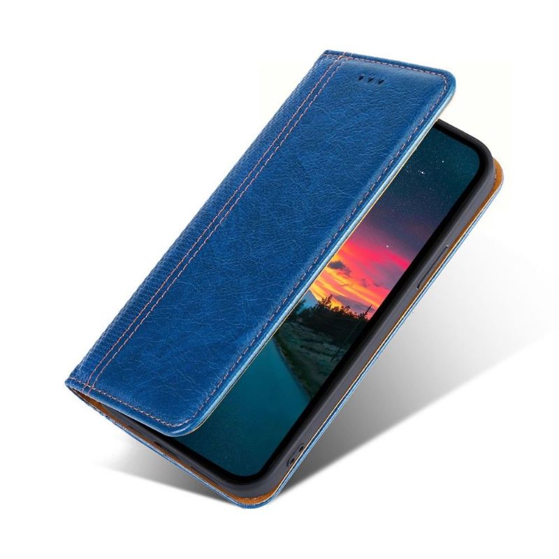 Lederhüllen Für Google Pixel 6 Pro Flip Case Flip-folio-nähte