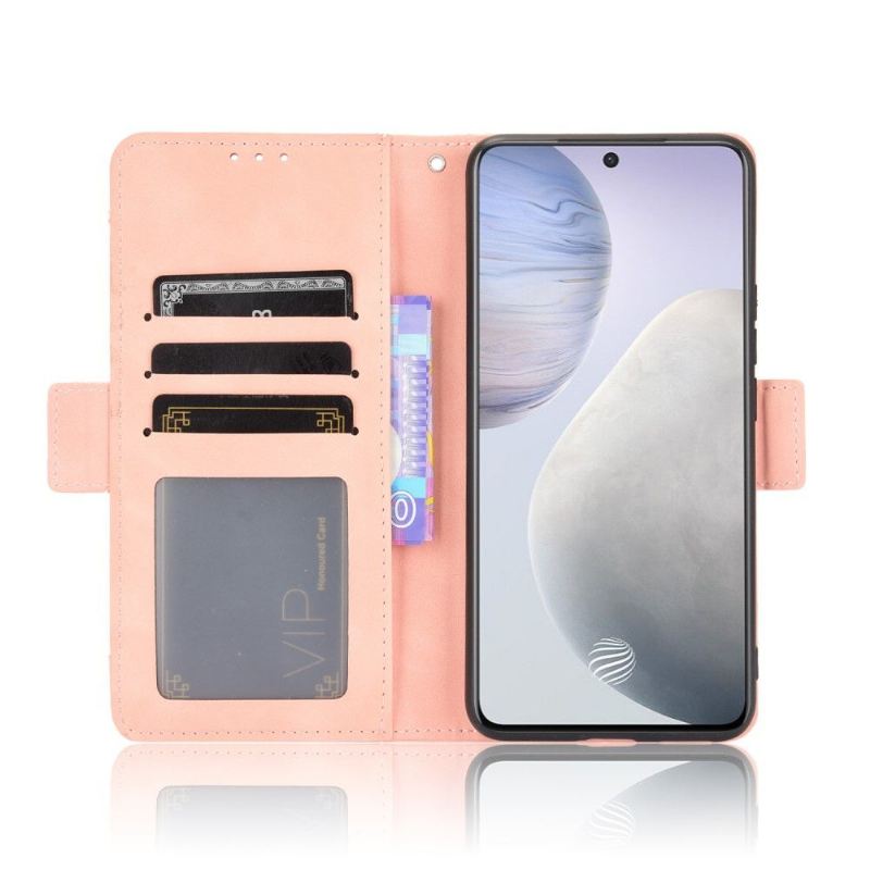 Flip Case Für Vivo X60 Premium Mit Kartenhalter