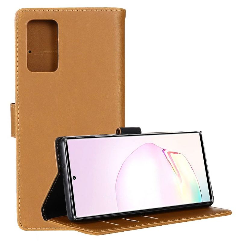 Case Für Samsung Galaxy Note 20 Ultra Flip Case Retro-leder-effekt