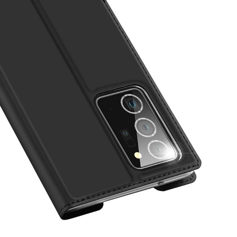 Flip Case Für Samsung Galaxy Note 20 Ultra Satinierte Beschichtung