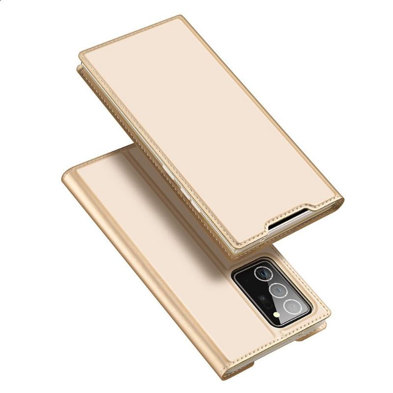 Flip Case Für Samsung Galaxy Note 20 Ultra Satinierte Beschichtung