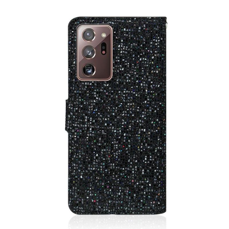 Lederhüllen Für Samsung Galaxy Note 20 Ultra Glitter-kartenhalter