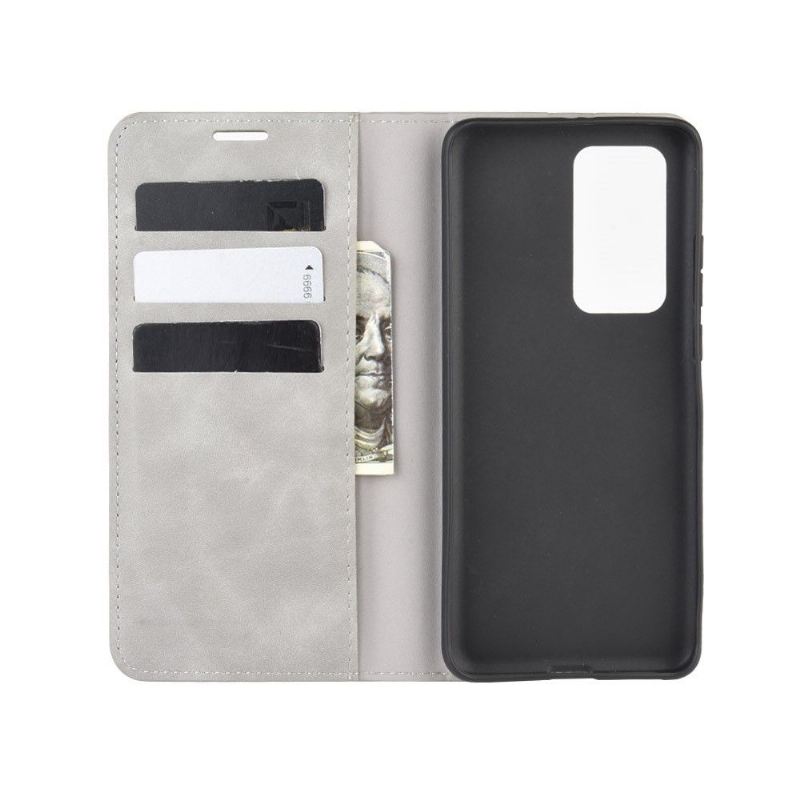 Case Für Huawei P40 Flip Case Edles Kunstleder