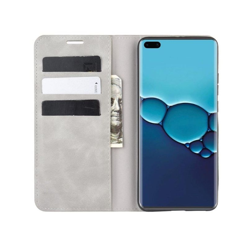 Case Für Huawei P40 Flip Case Edles Kunstleder