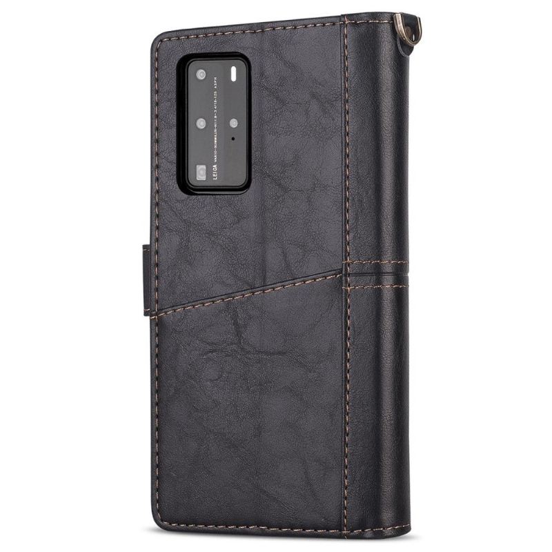 Flip Case Für Huawei P40 Multifächer Im Retro-stil