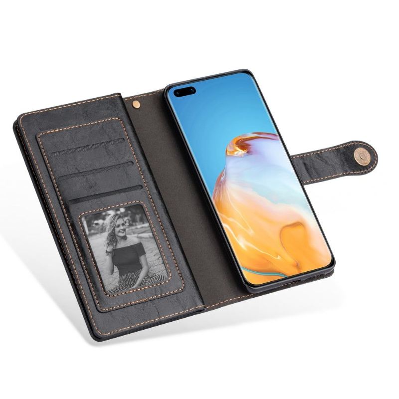 Flip Case Für Huawei P40 Multifächer Im Retro-stil