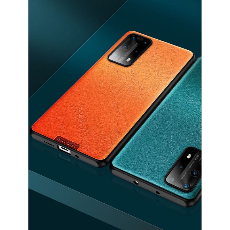 Handyhülle Für Huawei P40 Schutzhülle Color Style Lederoptik