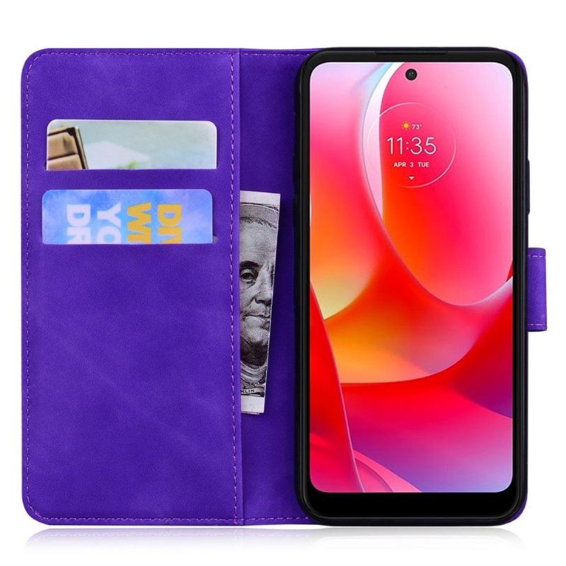 Case Für Motorola Moto G31 / Moto G41 Geprägter Tiger