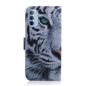 Case Für Motorola Moto G31 / Moto G41 Unterstützungsfunktion Für Tigermuster