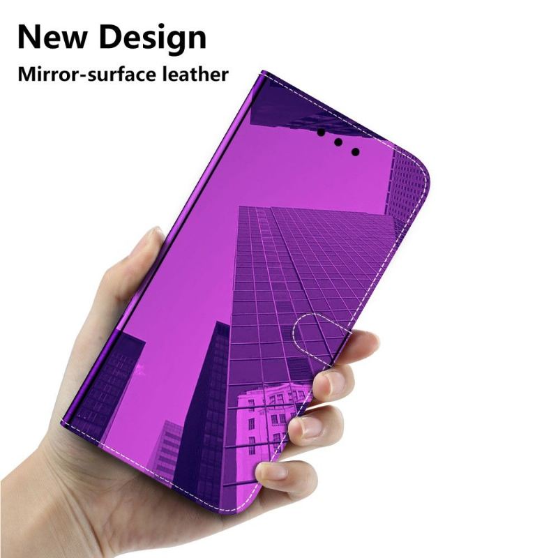 Flip Case Für Motorola Moto G31 / Moto G41 Kunstleder Spiegeleffekt