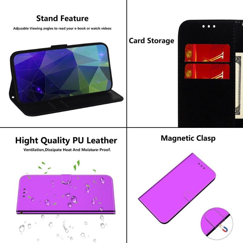 Flip Case Für Motorola Moto G31 / Moto G41 Kunstleder Spiegeleffekt