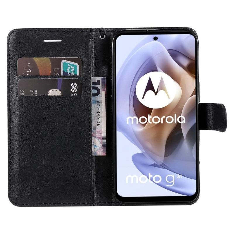 Flip Case Für Motorola Moto G31 / Moto G41 Mit Kordel Sylvette