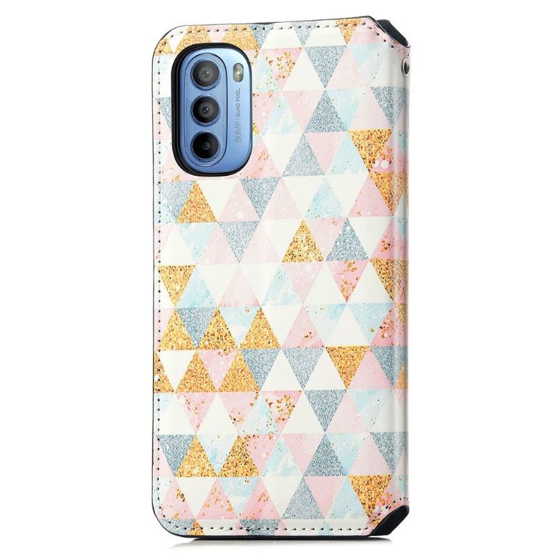 Flip Case Für Motorola Moto G31 / Moto G41 Nordischer Stil