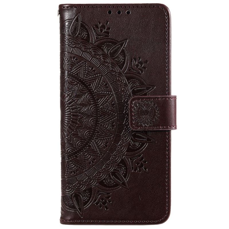 Flip Case Für Motorola Moto G31 / Moto G41 Sonnen-mandala